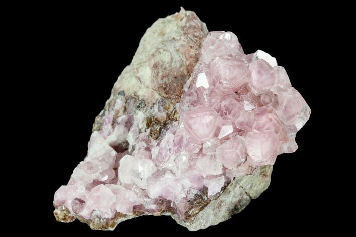 Cobaltoan Calcite Crystal Cluster - Bou Azzer, Morocco #108732